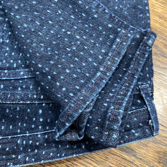 Adriano Goldschmied AG Stevie Ankle Jeans Size 32R Slim Straight Ankle Dotted - Picture 13 of 14